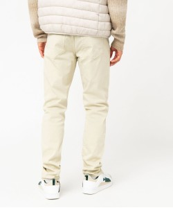 Pantalon homme slim uni en coton stretch